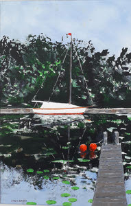 Jetty at Barton Turf, Barton Broad, Norfolk